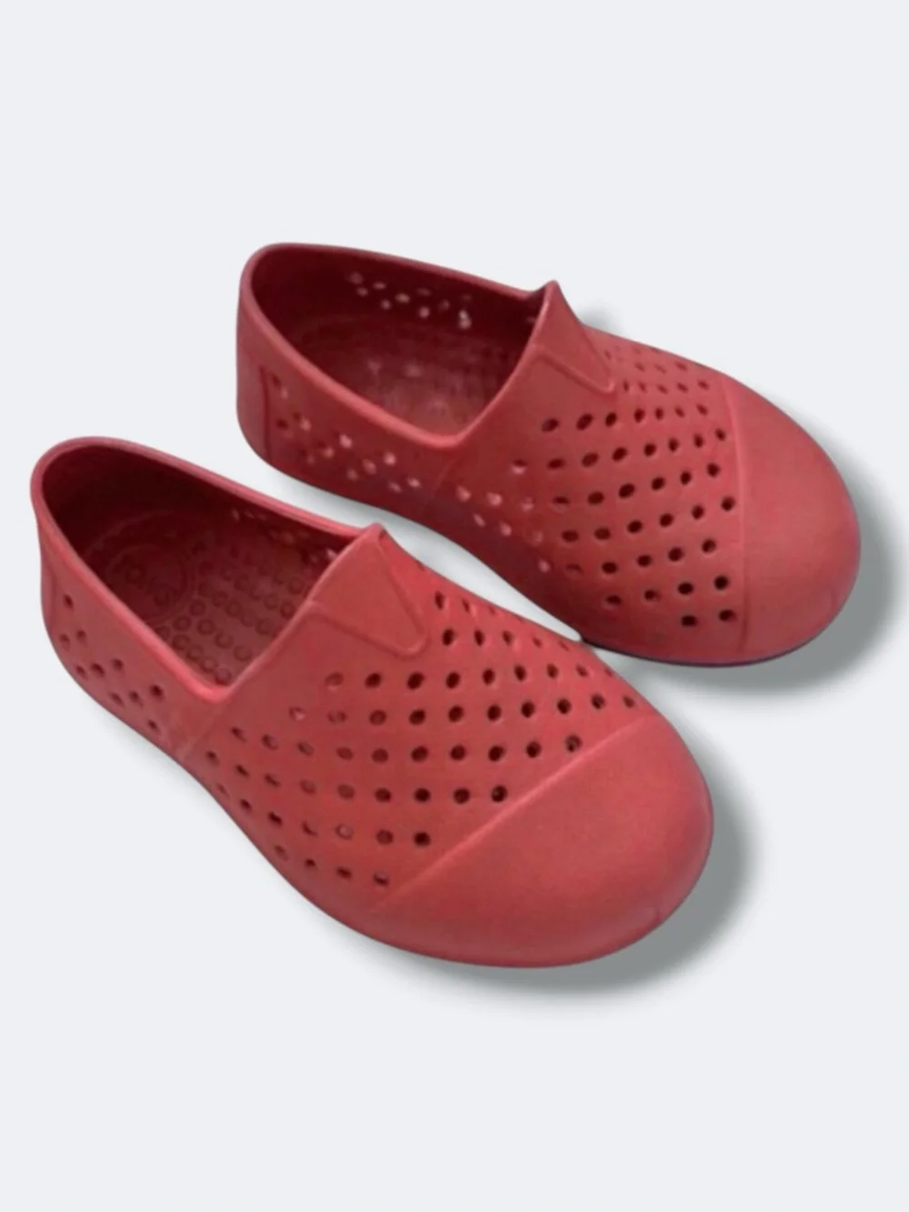 🌵3/$20 Toms Romper Slip On Shoes Toddler Size 5 Red EVA Water Beach Pool Summer